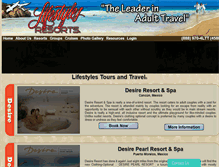 Tablet Screenshot of lifestyles-tours.com